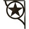 Ekena Millwork Austin Wrought Iron Bracket, (Single center brace), Antiqued Warm Silver 1 1/2"W x 5 1/2"D x 8"H BKTM01X05X08SAUAWS - alternate 5